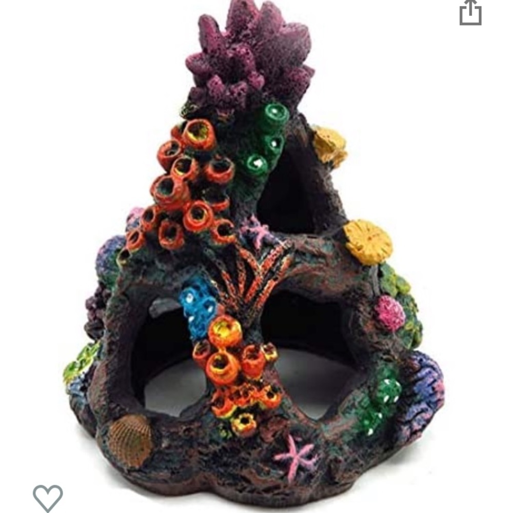 Brand NEW in box, vinyl etched coral, aquarium